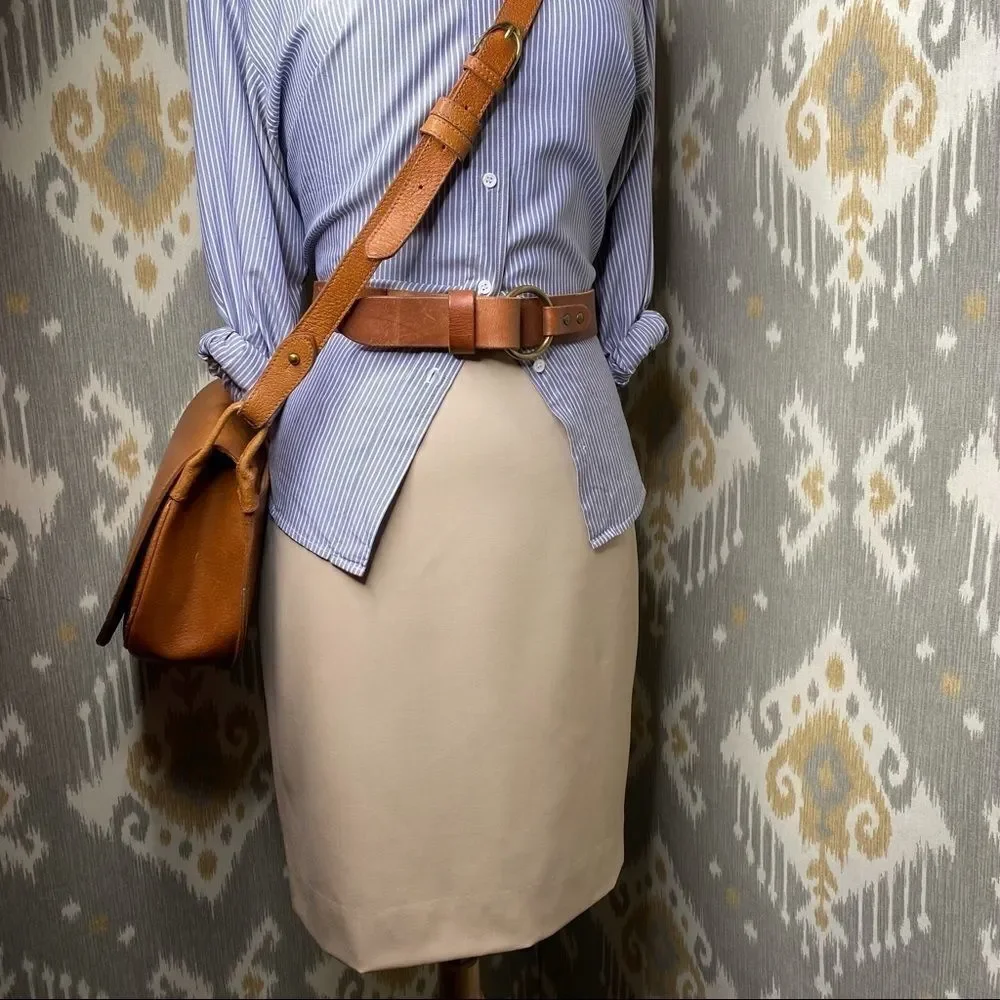 Ralph Lauren Collection Hudson Wool Pencil Skirt